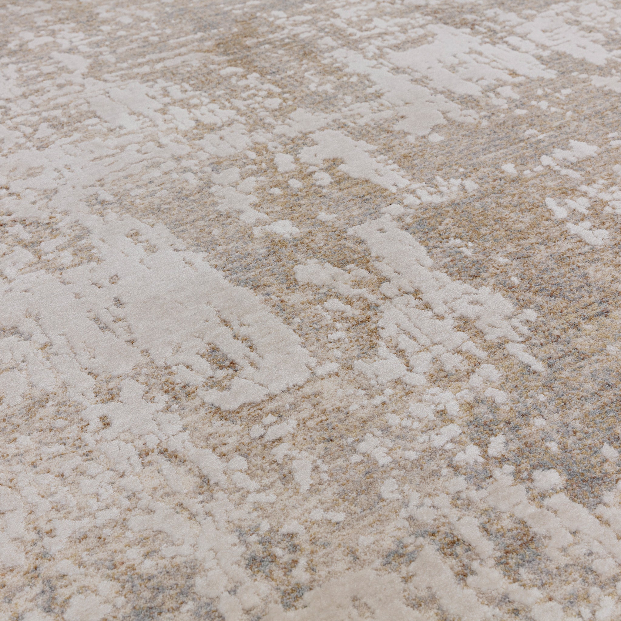 Distressed Space-dyed Rug in Bronze